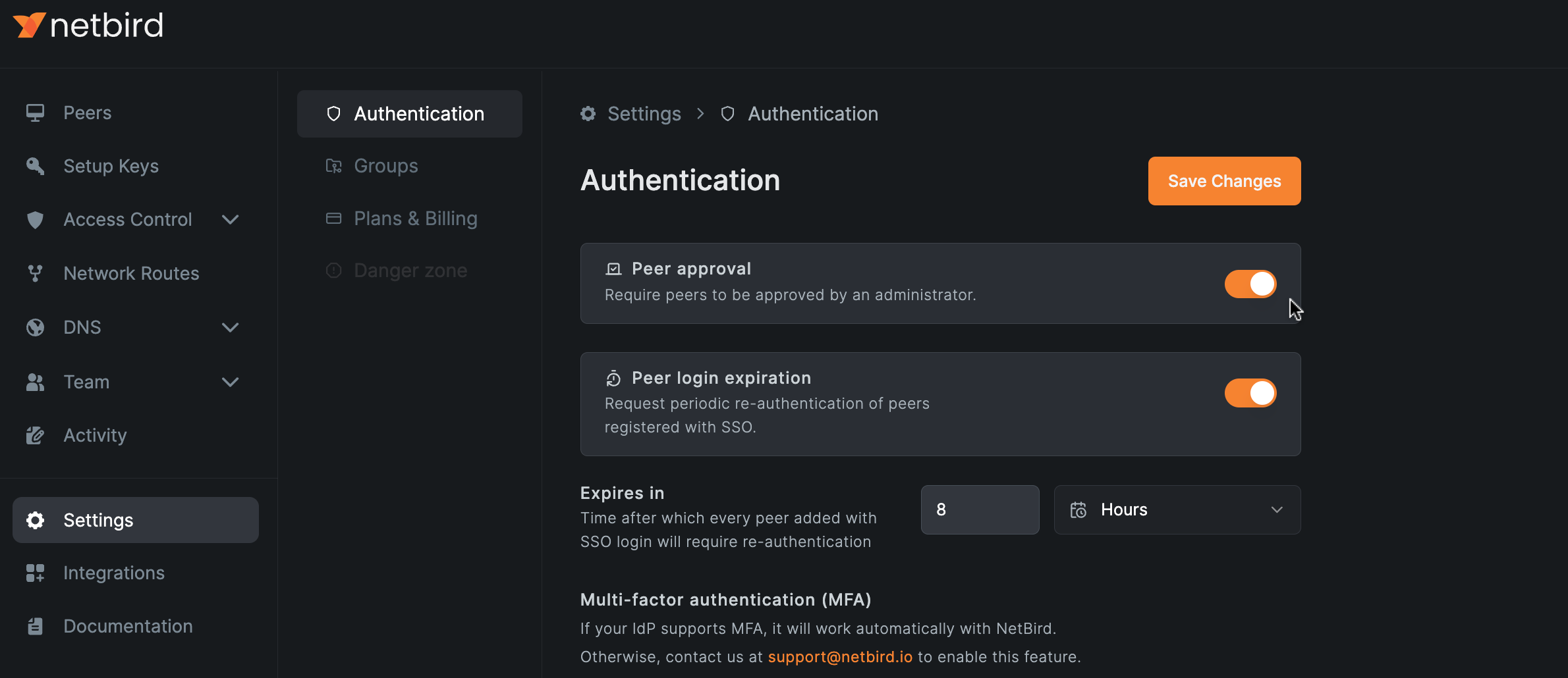 peer-approval-settings