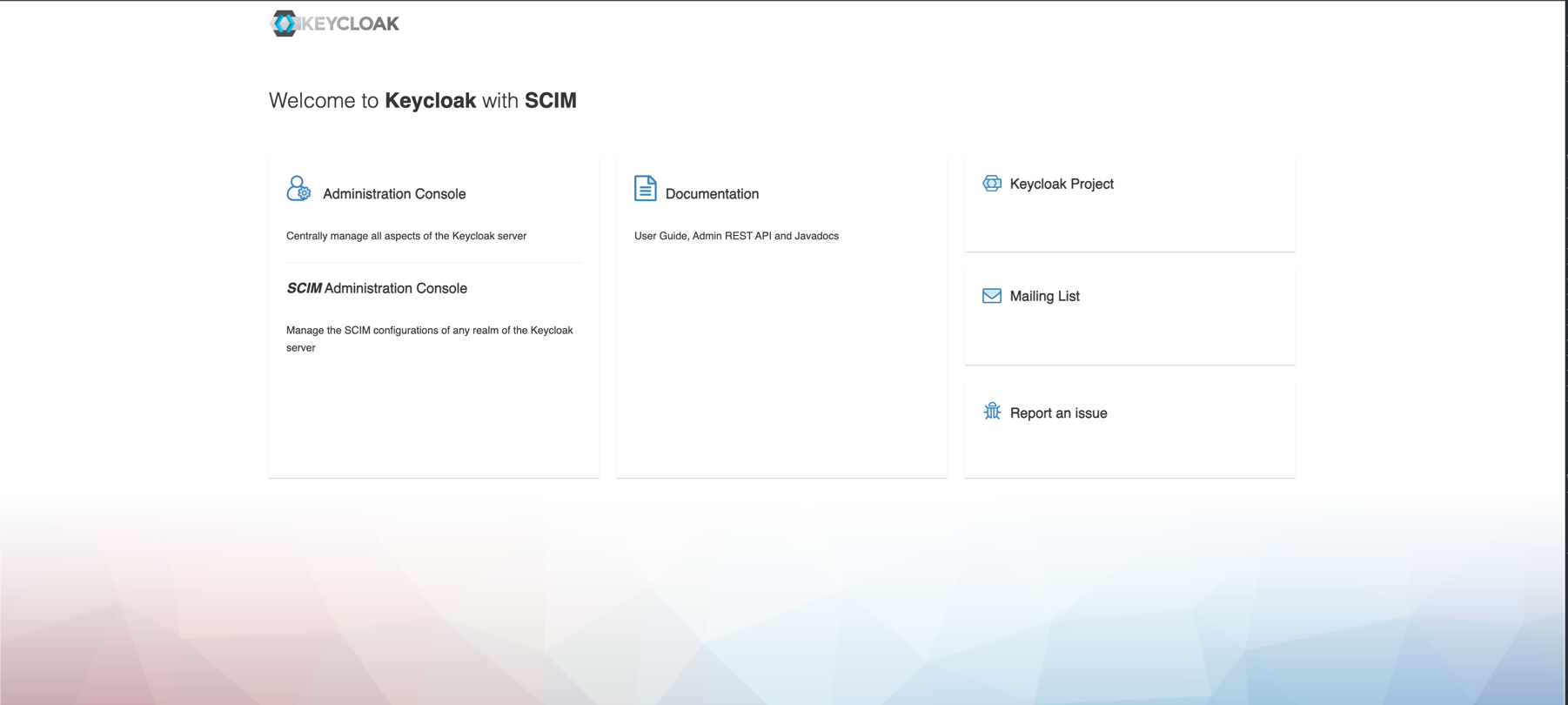 Keycloak SCIM Installed