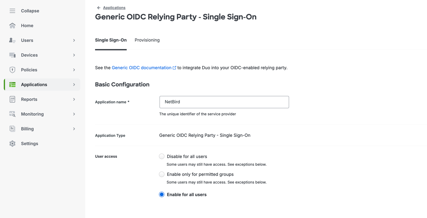 duo-basic-configuration