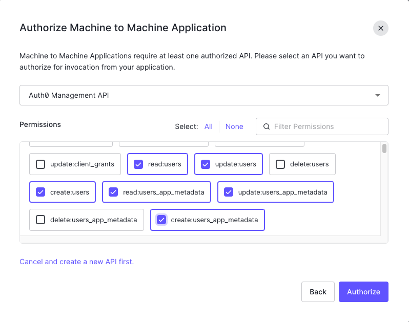 Machine authorization