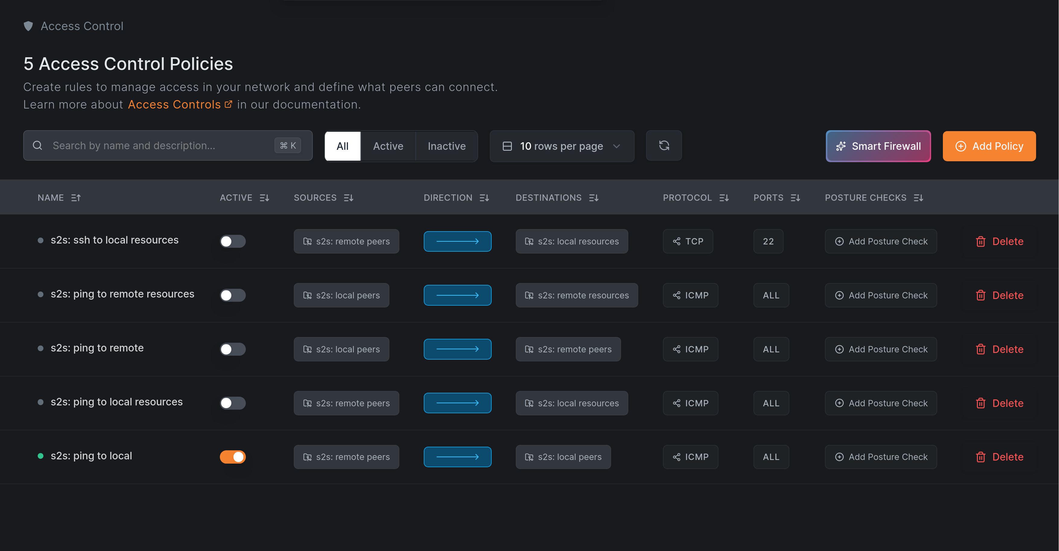 acl-ping-to-local-only